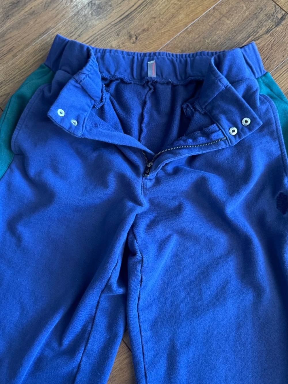 Free People Movement Navy Floral Side Panel Joggers Large - Picture 5 of 14